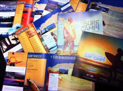Surf Camp Cantabria 2012", una completa guía de once páginas que recorre la costa cántabra descubriendo algunos de los mejores rincones para la práctica del surf